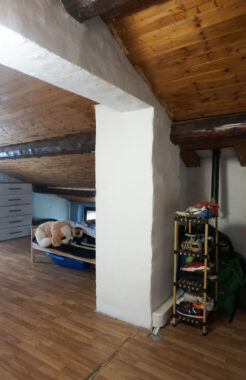 TRILOCALE SU DUE LIVELLI IN PICCOLA CORTE