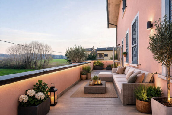 QUADRILOCALE IN TRIFAMILIARE CON AMPIO TERRAZZO