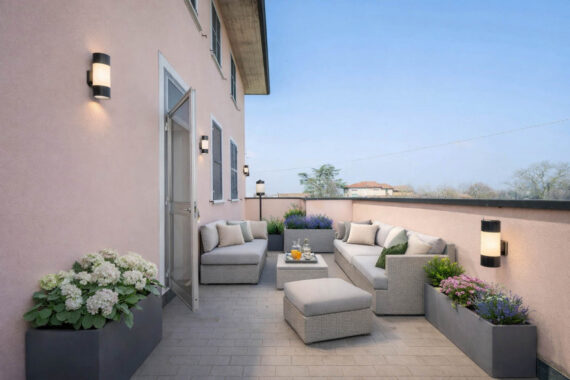 QUADRILOCALE IN TRIFAMILIARE CON AMPIO TERRAZZO