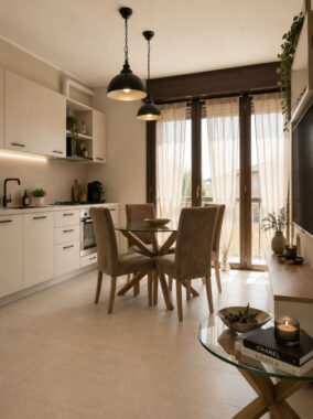 TRILOCALE CON AMPIO BALCONE E GARAGE