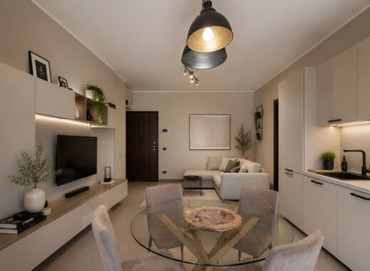 TRILOCALE CON AMPIO BALCONE E GARAGE